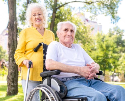 Os desafios da deficiência na terceira idade.